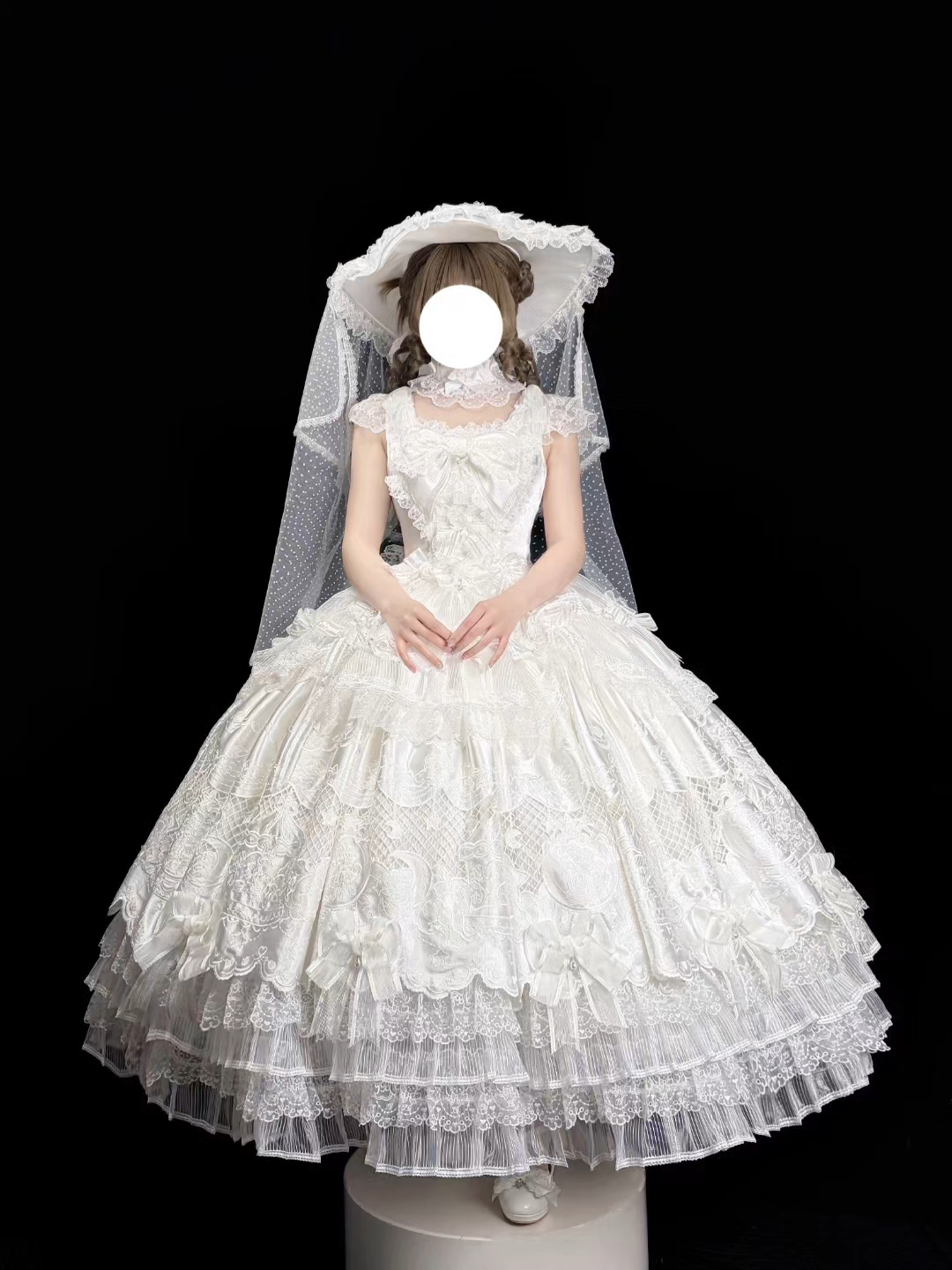 谁家花嫁这么美啊！ 是双生小熊家啊，真的被美晕了#吃我一波Lolita安利  #Lolita #Lolita日常