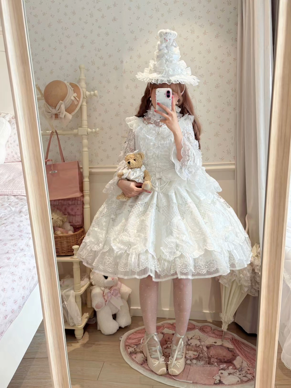 只有一次的成人礼一定要穿的美美嘟！ 小裙子已经准备冲这条啦，好期待～#吃我一波Lolita安利 #Lolita #Lolita日常
