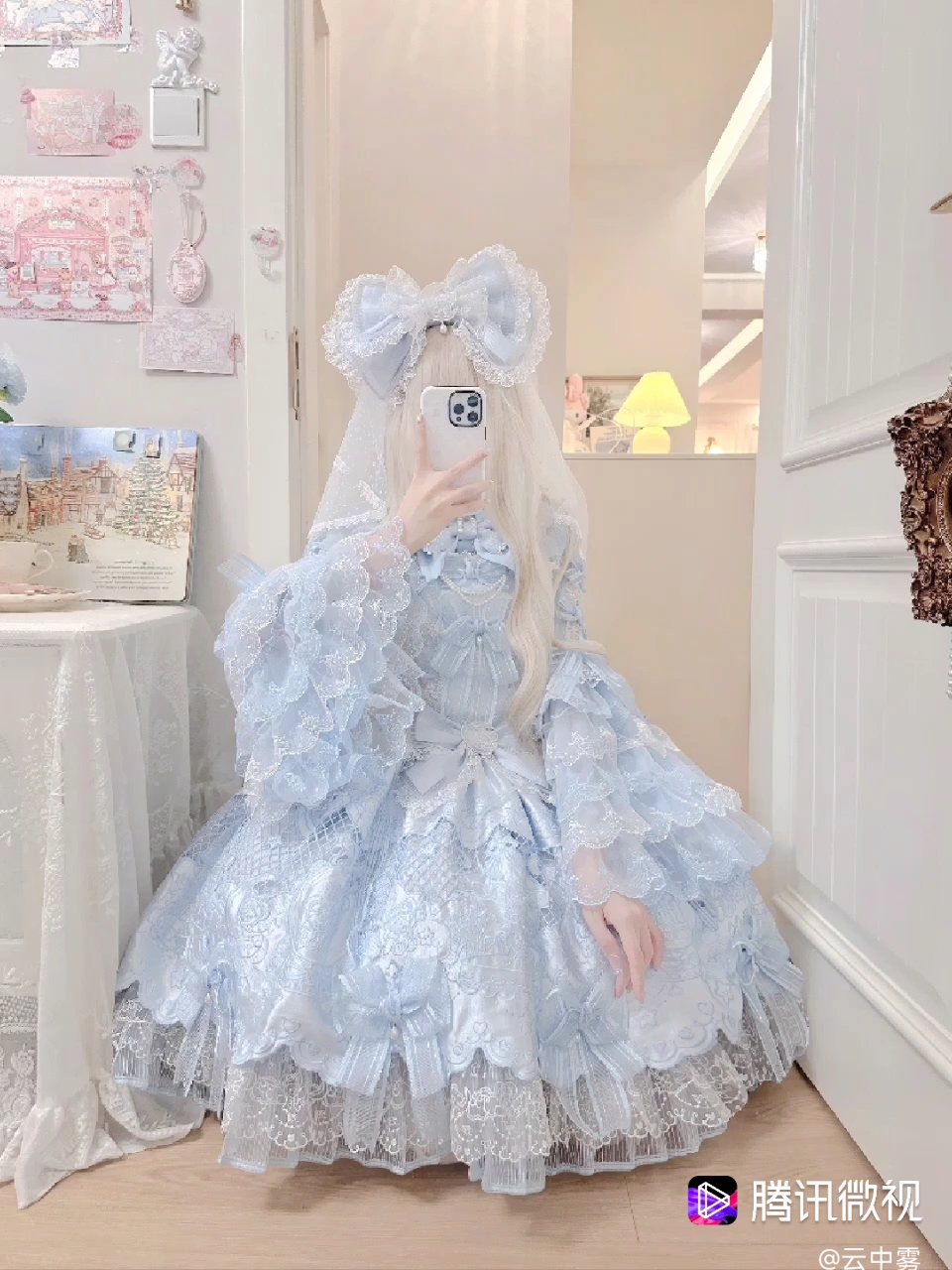 超级好看的一条小裙子，这个内搭有没有必要冲鸭  #Lolita  #lo安利  #lolita洛丽塔