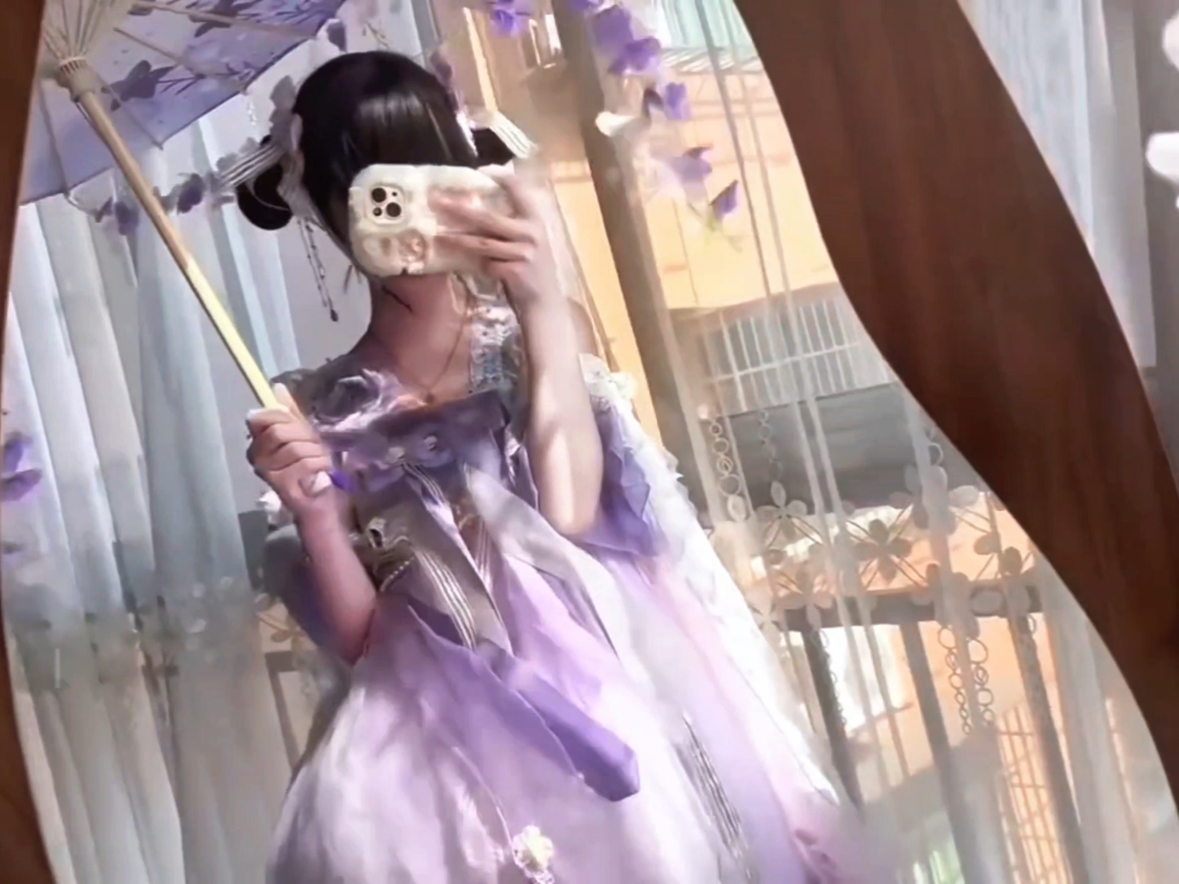 穿上仿佛闻到了春日落花与蝴蝶的气息