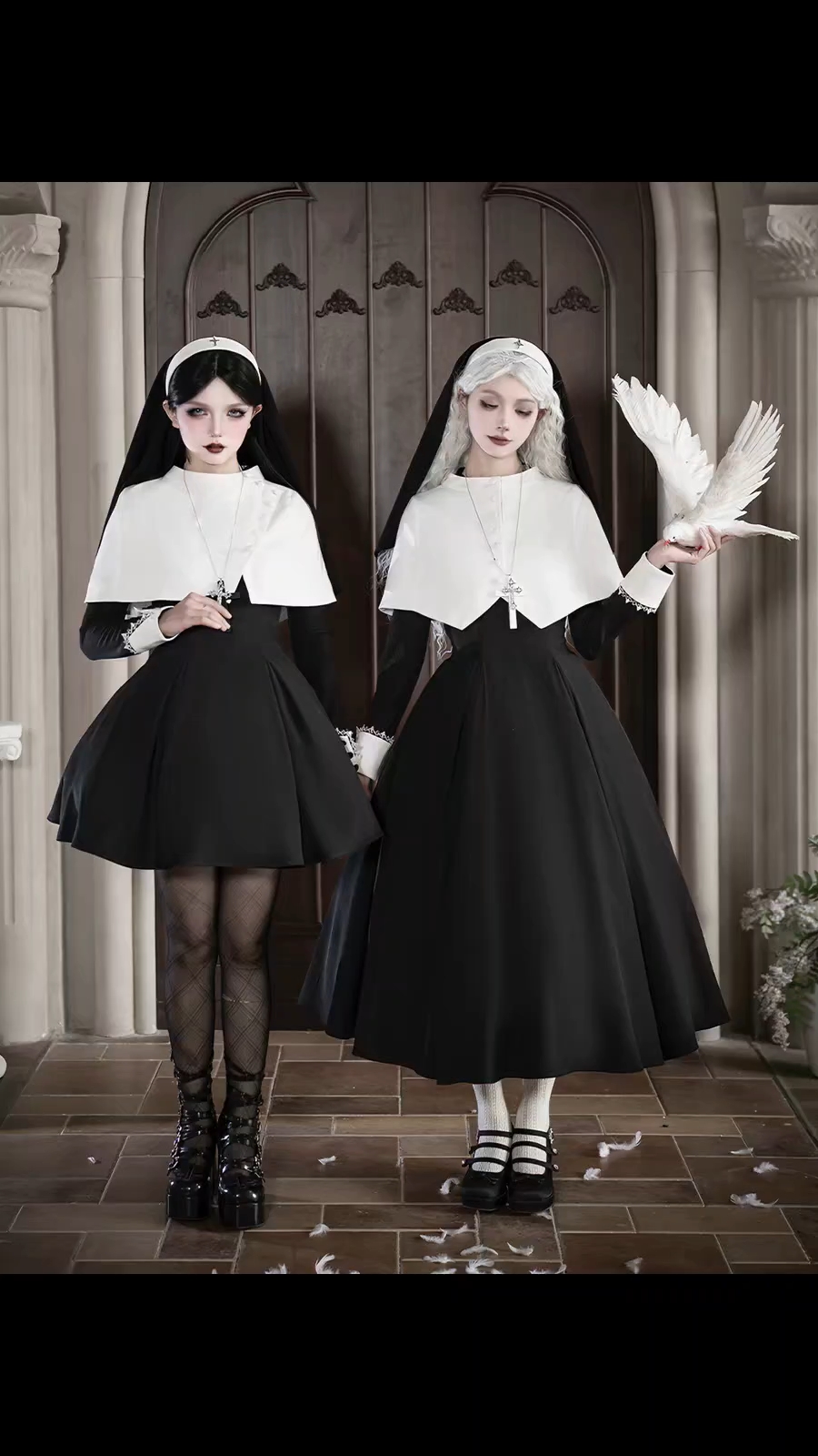 就是这个哥特系的小裙子深的我心得好嘛，而且每条都好好看的嘞！！！有被种草到 #lo#lolita#lo安利