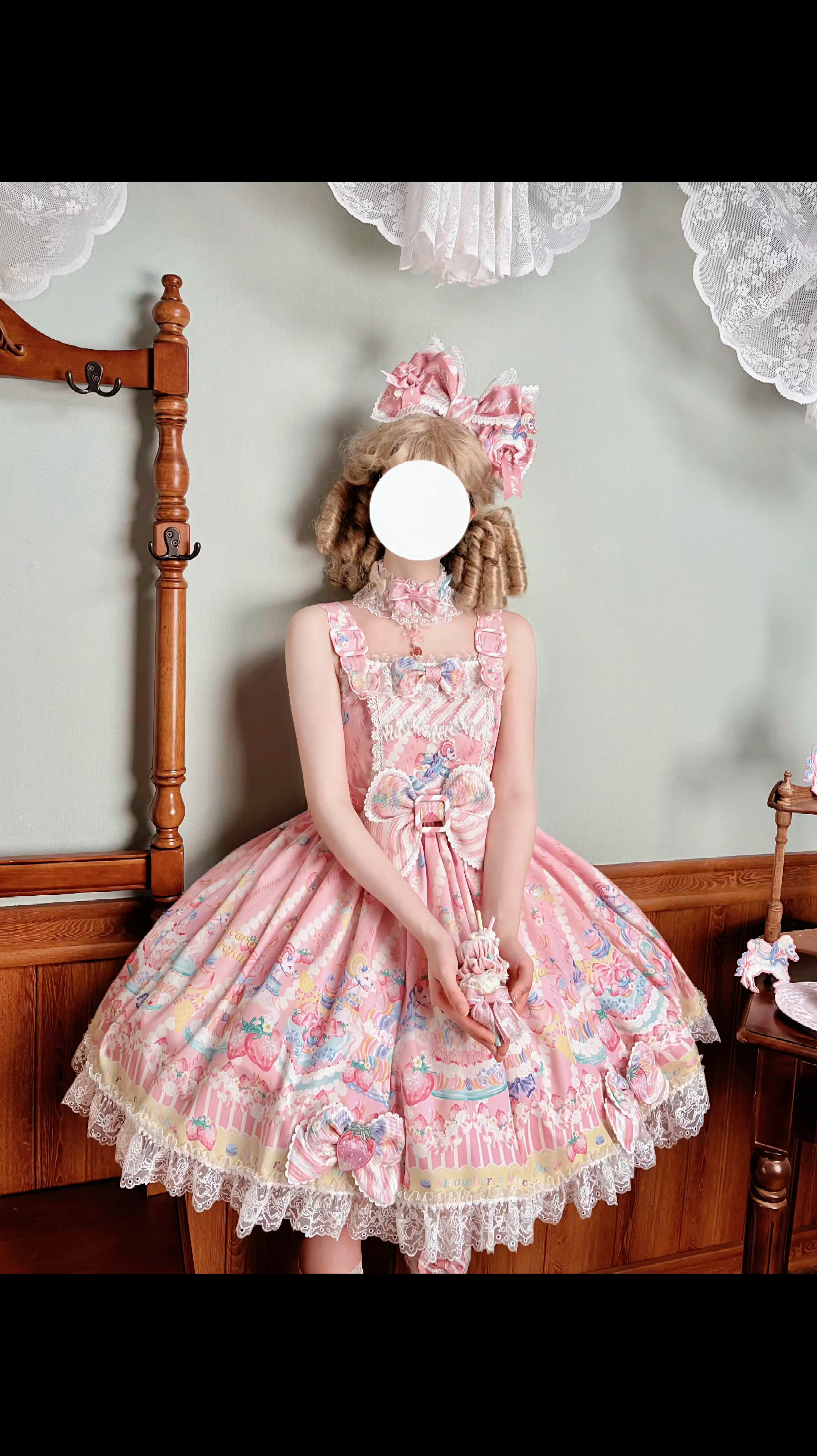 太萌了，粉色超有复古甜心的感觉