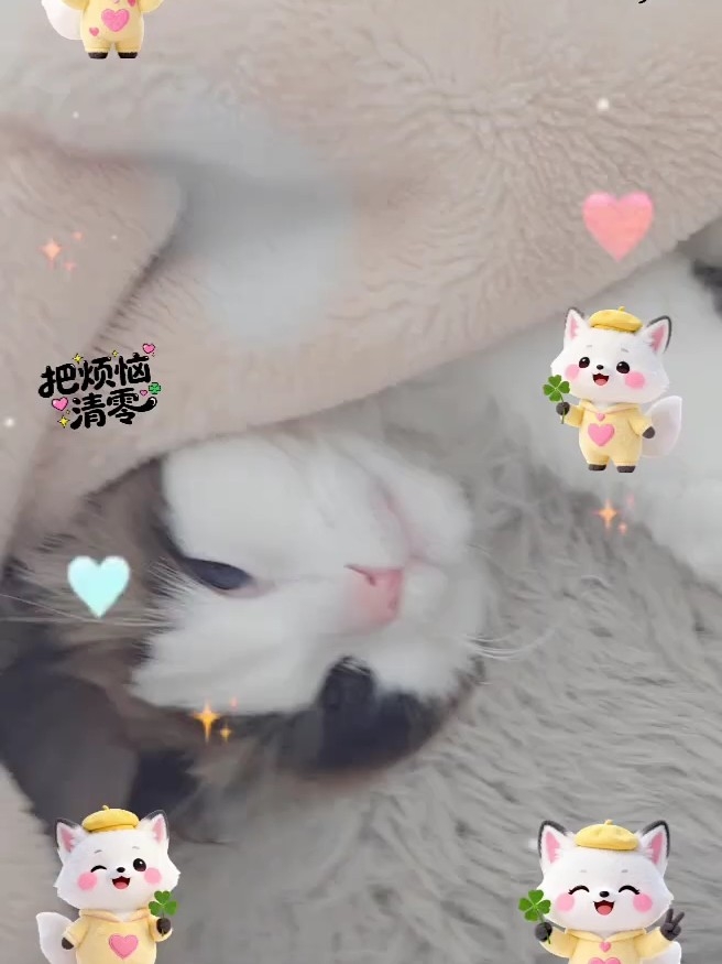 抢沙发的小猫咪