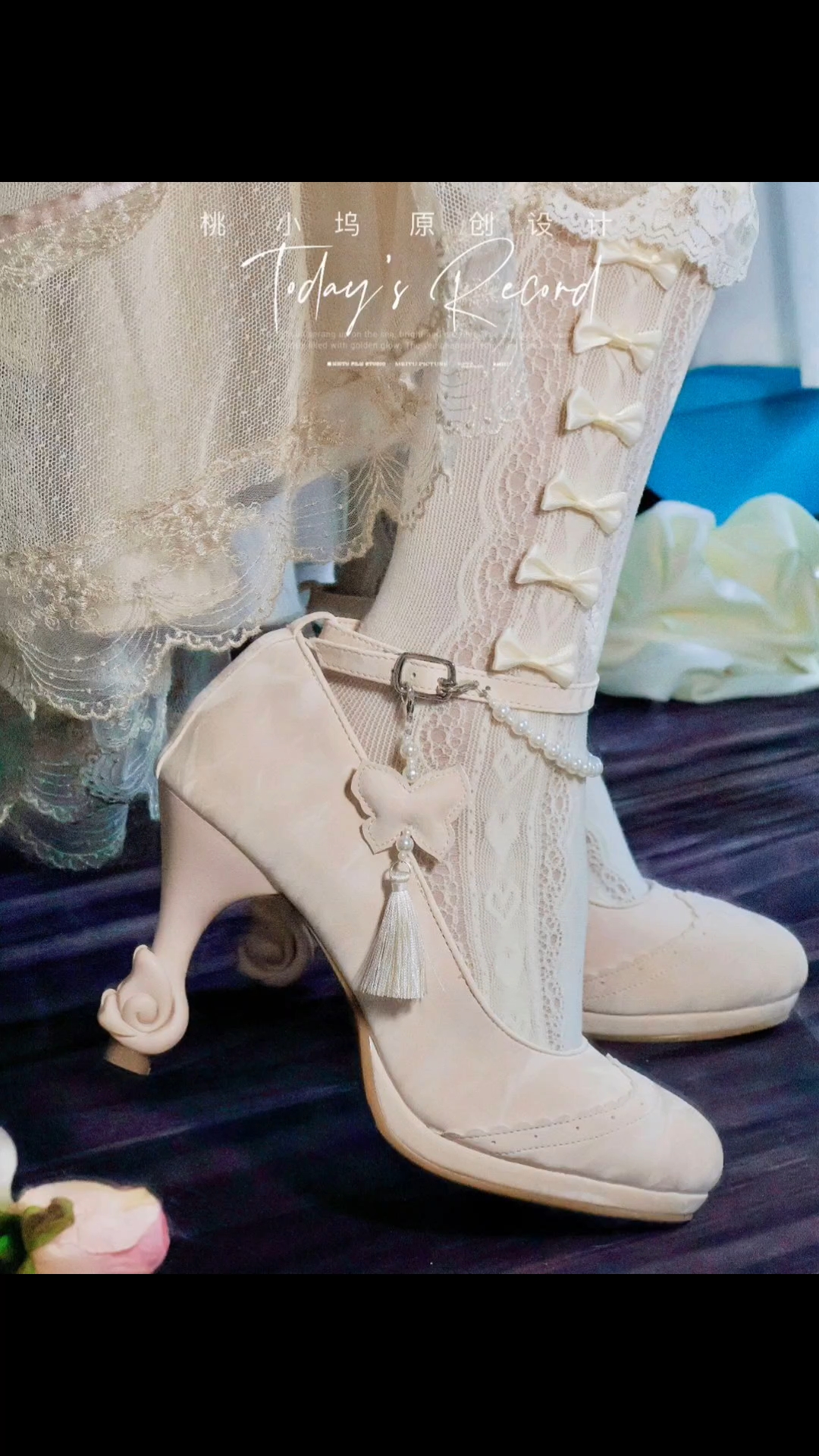 桃小坞家每次出的鞋子都是超级好看的嘞，尤其是这个蝴蝶吊坠深得我心 #lo鞋#lolita鞋子#lolita