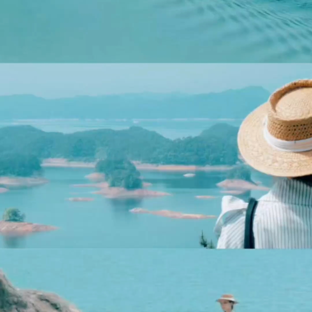 春天藏在千岛湖的缆车里，藏在梅峰岛的湖面上。没有攻略，只带一颗慢慢看的心。观景台发呆，就是爱自己。🌿