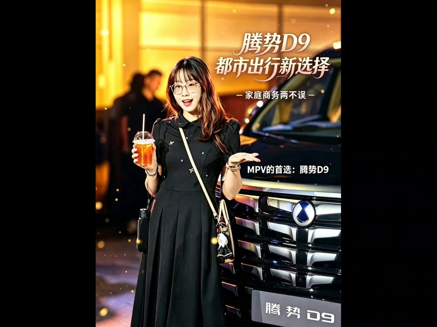 拒绝“PPT”车！第二代腾势D9懂商务更懂家！