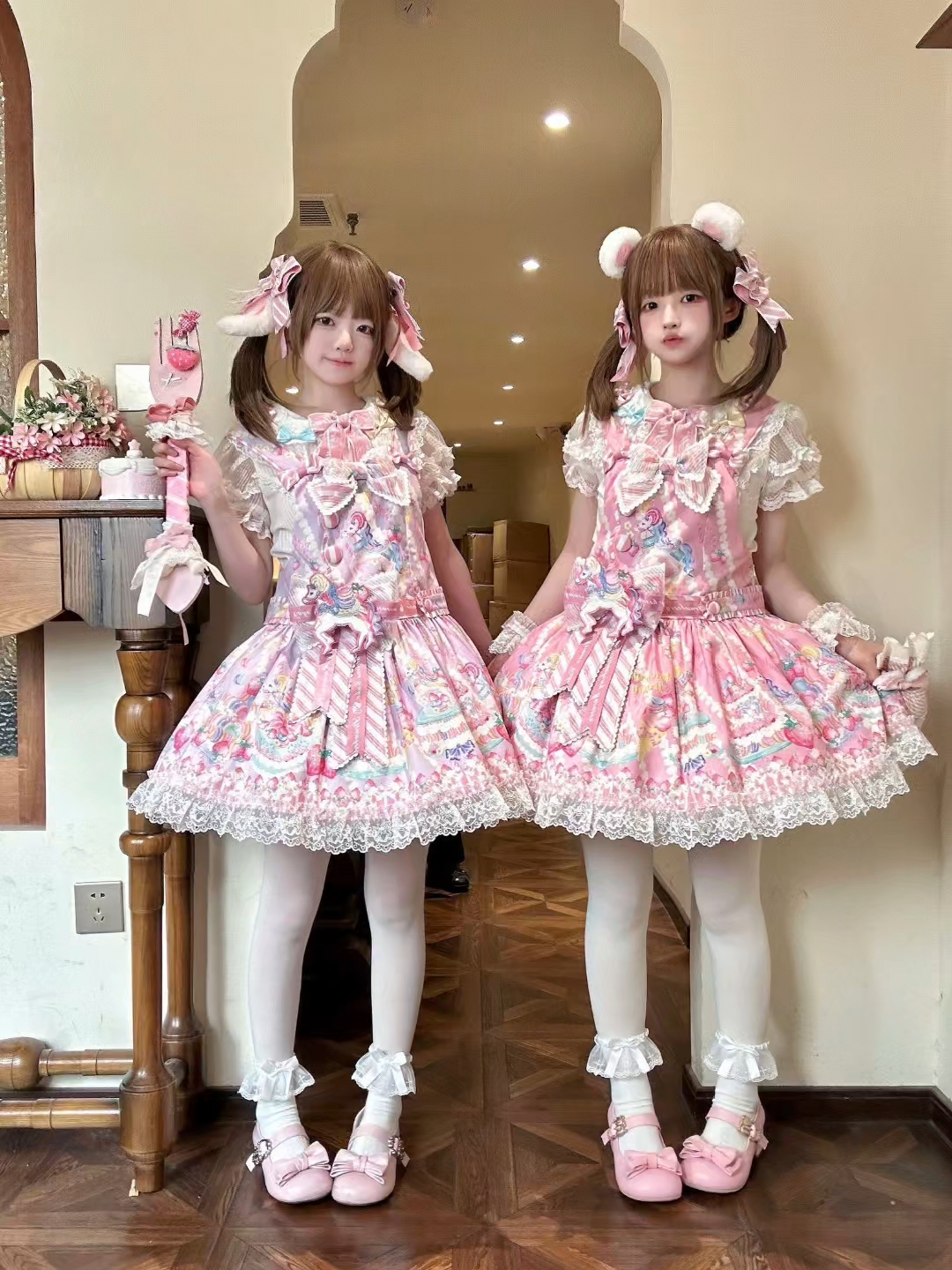 背带好萌好可爱的样子！ 怎么能不让人心动呢～#吃我一波Lolita安利 #Lolita #Lolita日常