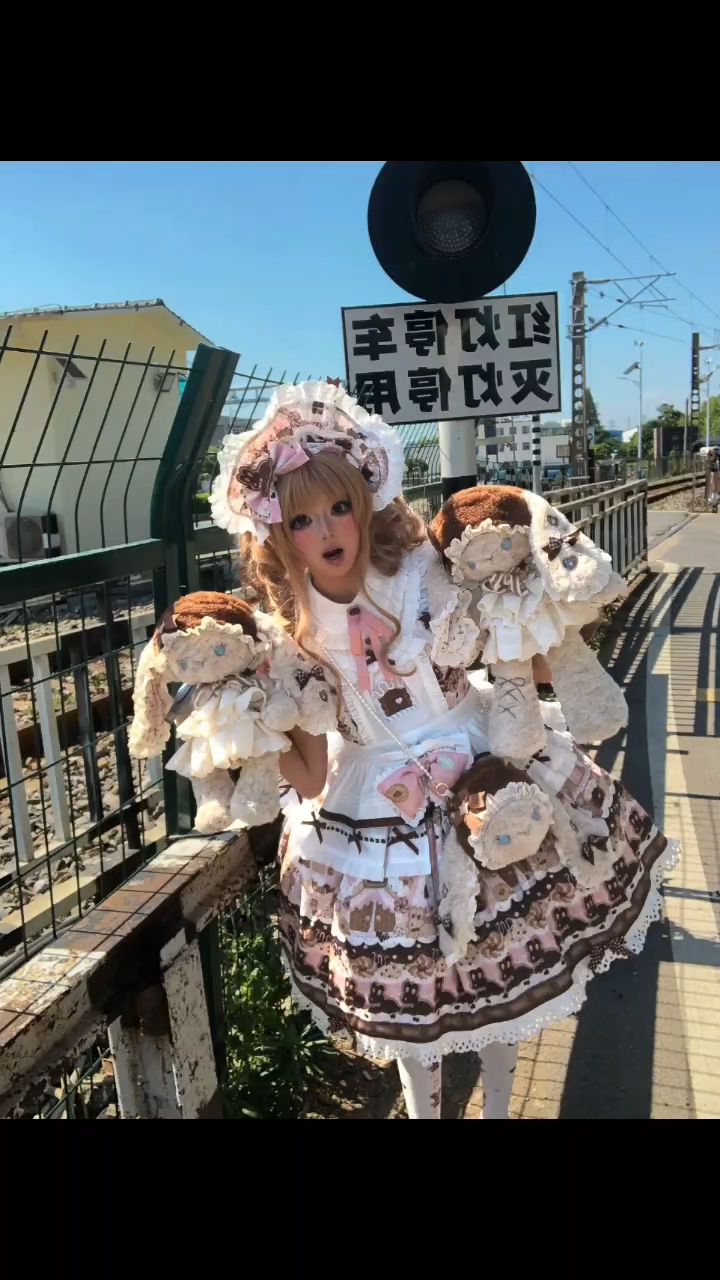 这条真的是doll感拉满了好嘛，真的超有洋娃娃的感觉捏，太可爱啦 #lo#lolita#lo安利