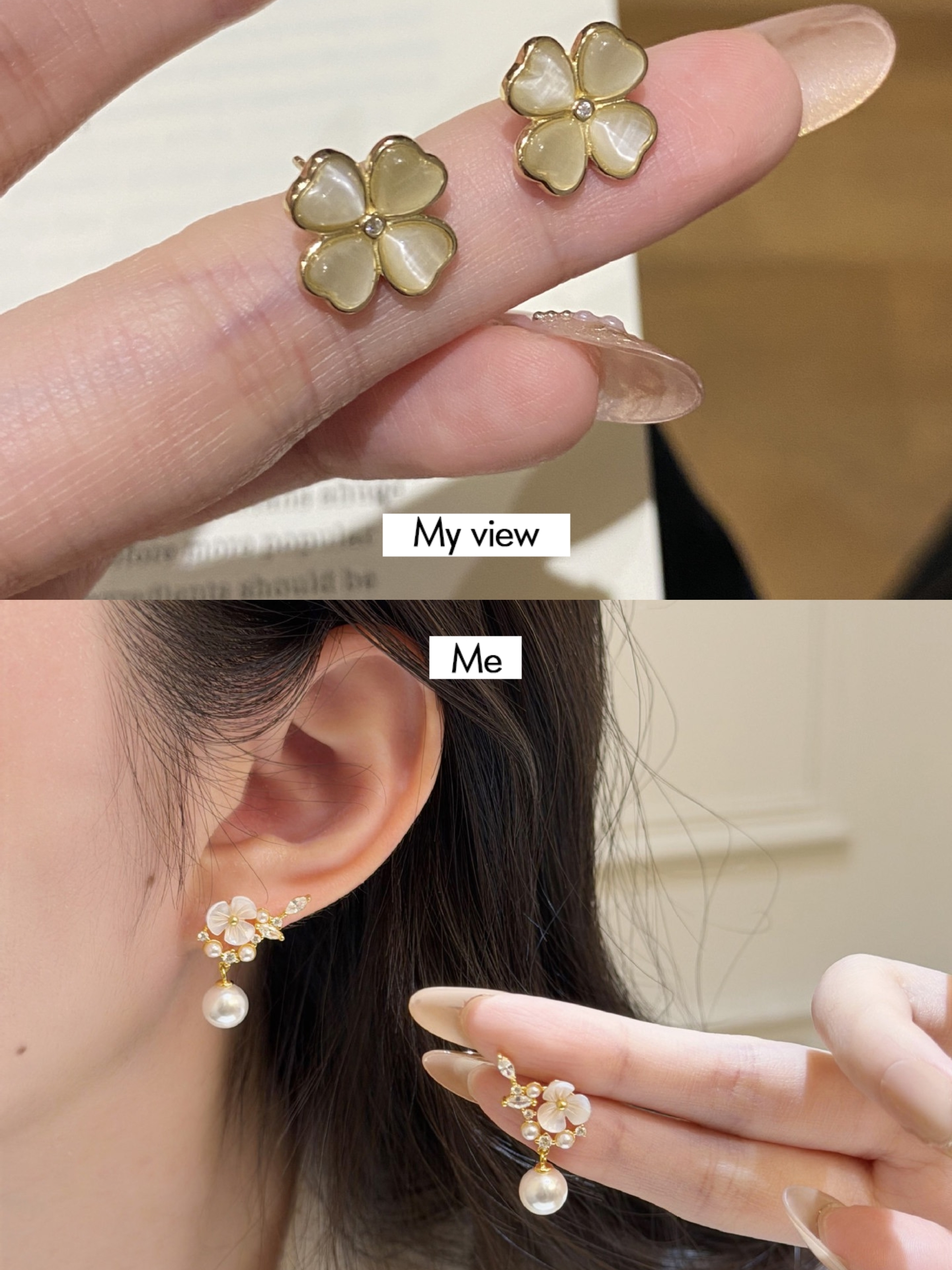 约会绝杀🌸这对小花耳钉温柔到犯规