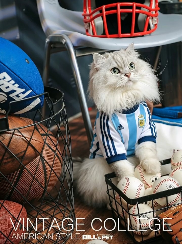 咪申请成为⚽阿根廷🇦🇷队的吉祥物😁