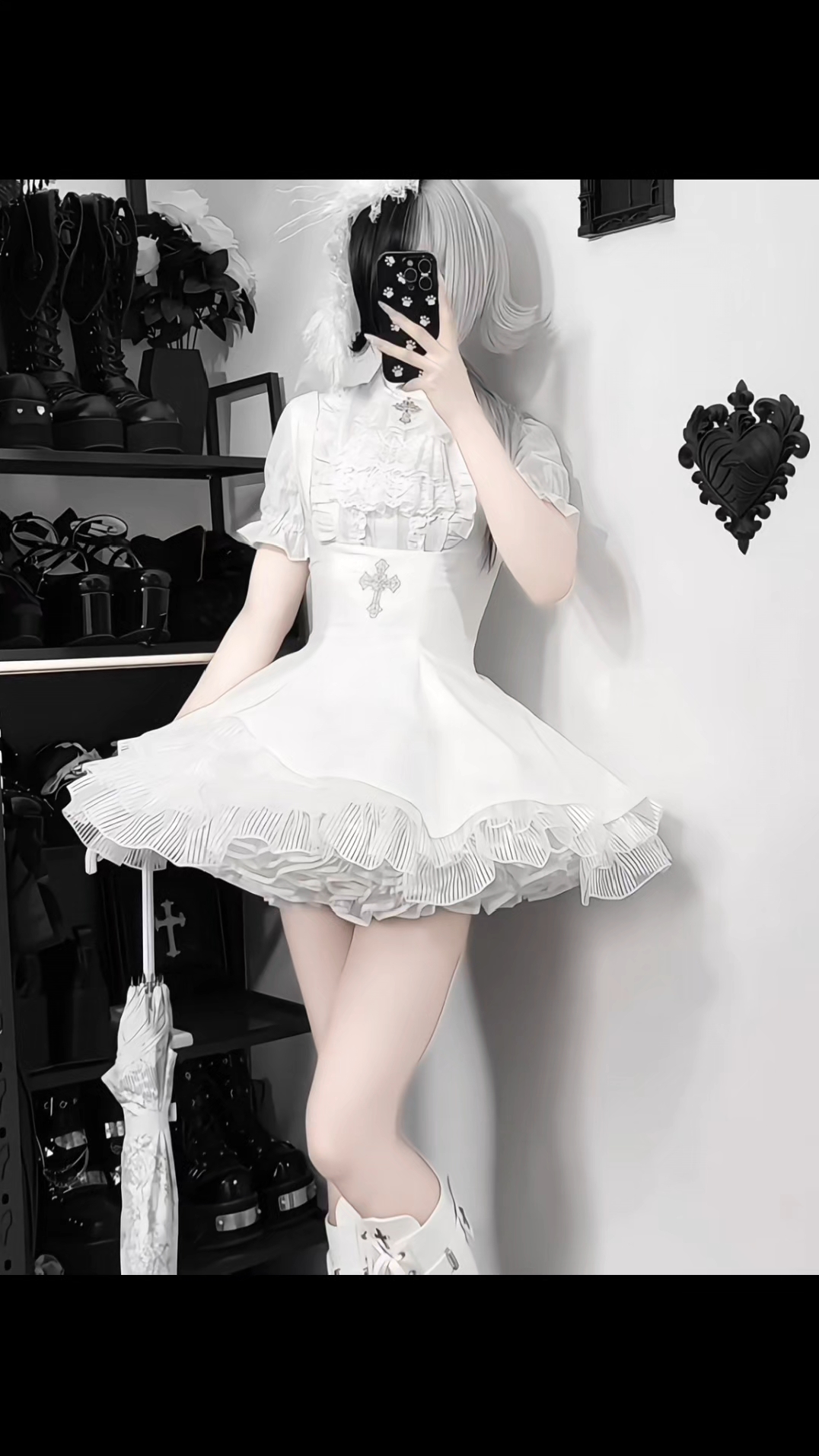 暗焰姬家这条小裙子我是越看越好看，狠狠美到我的心巴#暗焰姬 #吃我一波lolita安利 #Lolita